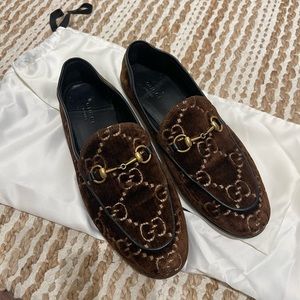 Gucci Jordaan Velvet Loafer